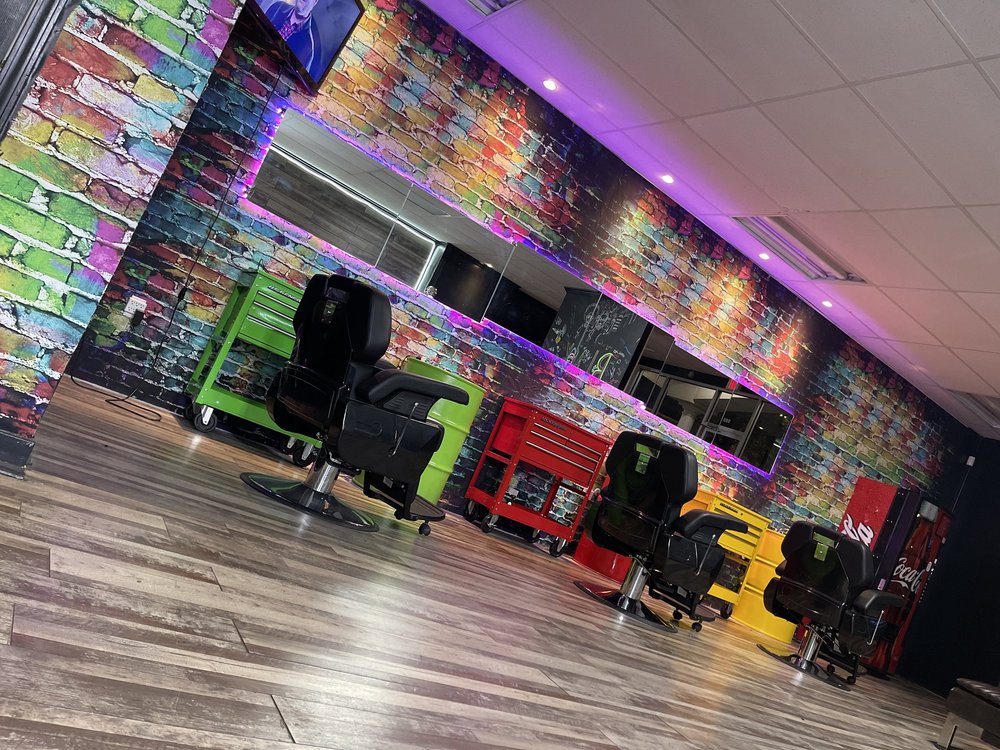 ManeCave Barber Studio interior